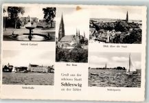 24837 W2380 Schleswig - Schloss Gottorf Schleihalle Dom