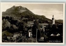 83730 W8165 Elbach , Kr Miesbach Foto AK mit Kirche St. Andreas und Breitenstein Verlag Sedlmair