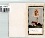86650 W8853 Wemding KEINE AK Wallfahrt Kirche Andenken Klappkarte Gebet