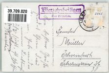 96215 W8620 Lichtenfels , Bay - Landpost Vierzehnheiligen über Lichtenfels Kirche Schwalbe