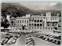 Monaco Foto AK Schloss Palais de S.A.S. le Pince de Monaco Auto
