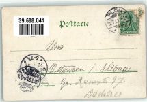 Montag Vers Tag 1901 Lithographie