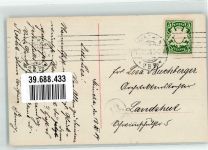 Serie 2430/2 Mädchen Kind mit Blumen Passepartout koloriert Rotophot 1909 Foto AK