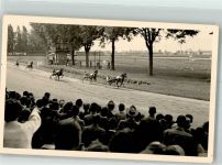 50100 Firenze 1944 Gebrauchsspuren Ort handschriftlich Pferderennbahn Foto AK