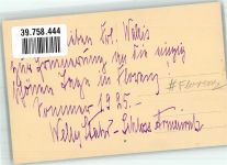 50100 Firenze 1925 Gebrauchsspuren Ort handschriftlich Foto AK