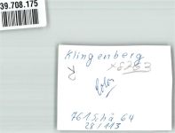 63911 W8763 Klingenberg a. Main FOTO KEINE AK Foto Original aus Archiv eines Ansichtskartenverlags Ort handschriftlich