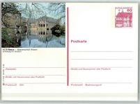 47652 W4179 Weeze Ganzsache Wasserschloss Wissen