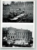 Upsalla Uppsala 1933 FOTO KEINE AK Lappenschule Tracht Denkmal