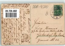 06484 O4300 Quedlinburg 1914 - Kirche Blumen