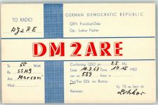 15230 O1200 Frankfurt , Oder 1963 KEINE AK Amateurfunk DM2ARE QSL-Karte