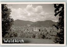 79183 W7808 Waldkirch , Breisgau FOTO KEINE AK mit Kirche St. Margarethen Foto Original aus Archiv eines Ansichtskartenverlags Ort handschriftlich