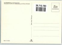 69469 W6940 Weinheim , Bergstr - Marktplatz mit W.S.C. Wachenburg und Burgruine Windeck