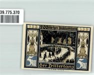57439 W5952 Attendorn Notgeldschein 5 Mark Der Trillertanz 51643
