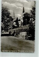 88677 W7778 Markdorf , Baden Foto AK Ev. Kirche Pfarrkirche
