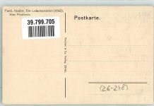 Die Lebensmüden Hodler, F. Künstlerkarte
