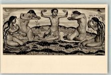 Der Tag ( 1900 ) Erotik Yoga Hodler, F.
