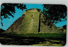 Yucatan Foto AK Denkmal Temple of the Magician
