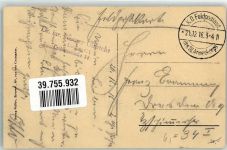 51120 Charleville 1916 - Grossstrasse thiers Straße Handlung Feldpost WK I IIO:Armeekorps