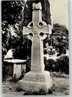Dublin Foto AK Irische Kreuze Denkmal Hoch-Kreuz