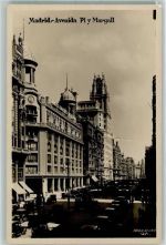 Madrid Foto AK Avenida Pi y margall