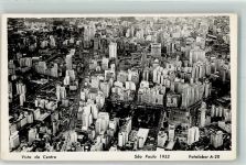 Sao Paulo 1953 Foto AK Fliegeraufnahme