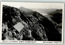 Schoberhütte Foto AK Hüttenstempel Foto Gastberger