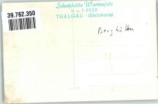 Schoberhütte Foto AK Hüttenstempel Foto Gastberger