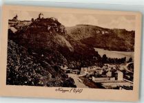 52385 W5168 Nideggen Foto AK Burg Kirche