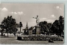 24576 W2357 Bad Bramstedt 1959 Foto AK Denkmal Gasthaus