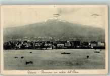 95100 Catania 1938 Foto AK Etna