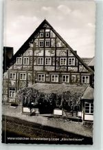 32816 W4938 Schieder-Schwalenberg Foto AK Gasthaus Künstlerklause
