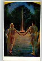 Erotik Das heilige Feuer Verlag Hartung Nr.103 Fahrenkrog, L. Künstlerkarte