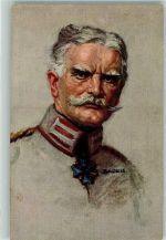 Generalfeldmarschall August von Mackensen in Uniform mit Orden Pour le Merite Verlag für Volkskunst Serie 23/236 Mackensen Künstlerkarte