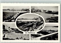 56100 Lorient Foto AK Schwimmbad Strand Le Perello