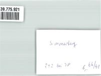 88171 W8999 Weiler-Simmerberg FOTO KEINE AK mit Kirche St. Joseph Foto Original aus Archiv eines Ansichtskartenverlags Ort handschriftlich
