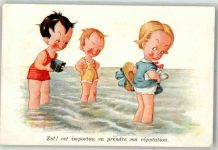 Humor Kinderpoesie Badeleben Fotoapparat Gebrauchsspuren