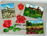 41061 W4050 Mönchengladbach - Geschäft Haus Westerland Straßenbahn Münster Kirche Bunter Garten Rosen