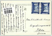 Brüssel Bruxelles Ausstellungen 1958 Foto AK Ausstellung
