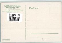 sign. Müller Gustav Kursäschischer Postmeister 1770 Sächsische Post Nr.1 Postbote Künstlerkarte