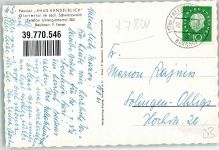 79286 W7804 Glottertal 1961 Foto AK Pension Haus Kandelblick