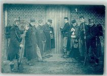 Bourg-Leopold 1919 - Uniform Kaserne Ort handschriftlich
