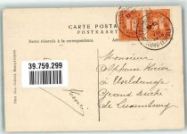 Bourg-Leopold 1919 - Uniform Kaserne Ort handschriftlich
