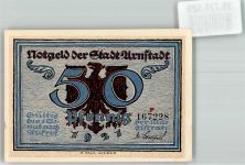 99310 O5210 Arnstadt 1921 Notgeldschein 50 Pfennig r 167228