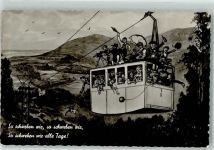 W7800 Freiburg im Breisgau Schwebebahn a.d. Schauinsland Berghumor