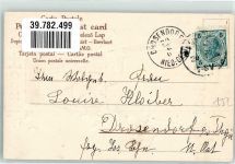 Hoch- Aloisia Blumen Name auf AK Prägedruck
