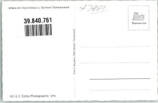 79677 W7869 Aitern Foto AK mit Holzinshaus und Belchen