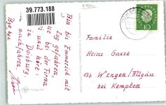 46446 W4240 Emmerich 1959 Foto AK Hafen Kirche Wappen