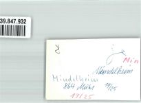 87719 W8948 Mindelheim FOTO KEINE AK Ort handschriftlich