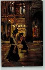 Studie Frauen Künstlerkarte Skarbina, F. Gebrauchsspuren