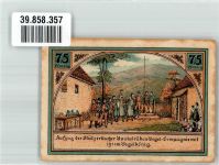 98714 O6316 Stützerbach 1921 Notgeldschein 75 Pfennig